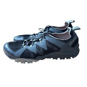 Merrell Men's Size 15 Tetrex Rapid Crest Water Shoes Sneakers Black Gray J12853